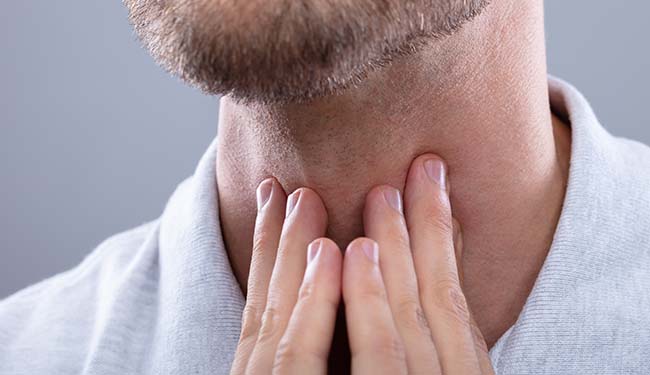 Halsschmerzen und Schluckbeschwerden